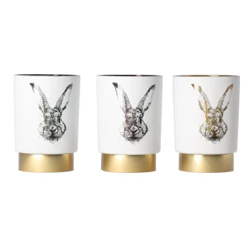 Outlet O'malley Waxinelichthouder LED Konijn 12 Cm