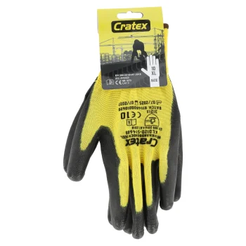Outlet Cratex Werkhandschoen Geel Mt8