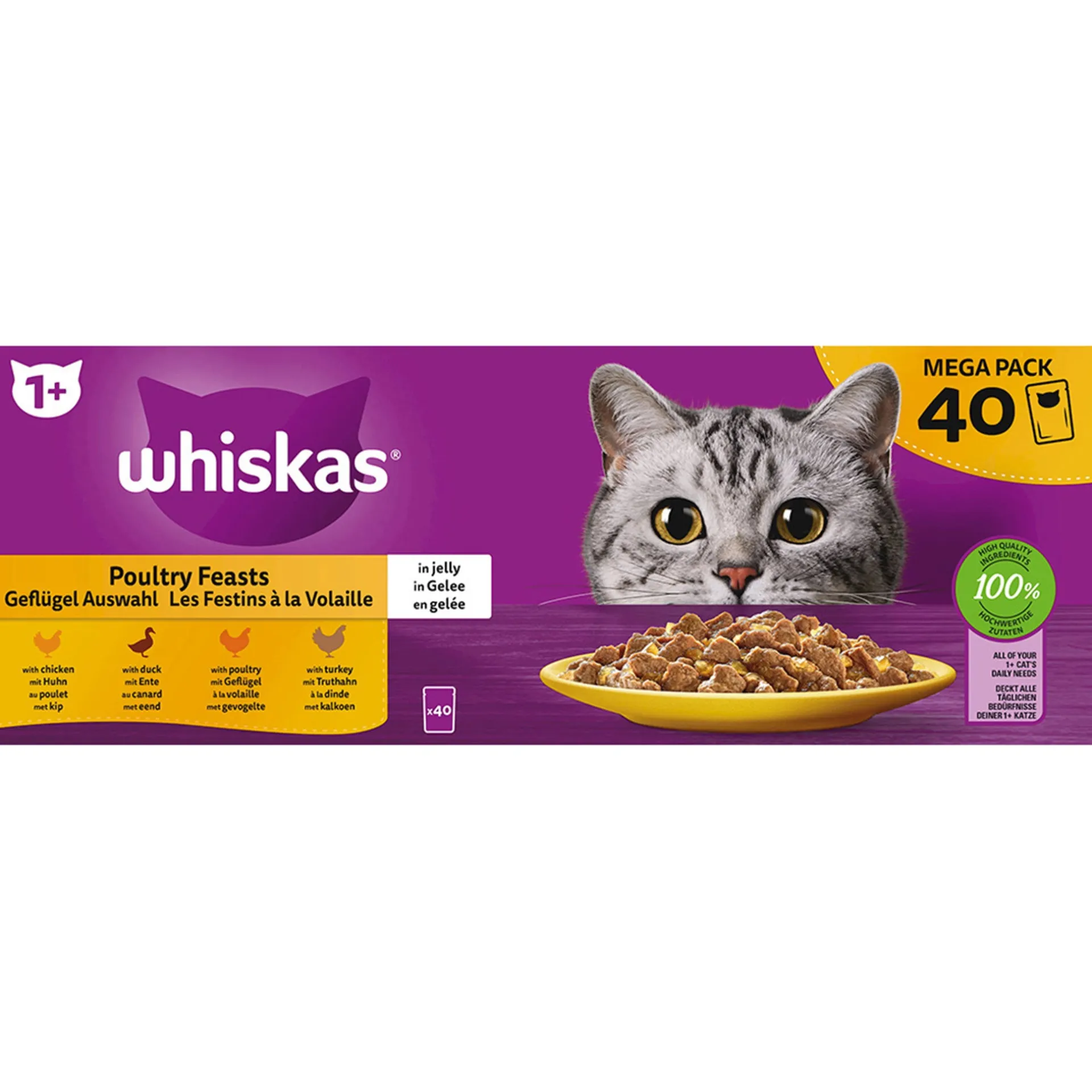 whiskas-1-natvoer-gevogelte-40-aAPKGRaa-0.webp Online Whiskas 1+ Natvoer Gevogelte 40 Stuks