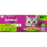 Fashion Whiskas 1+ Natvoer Mix 40 Stuks
