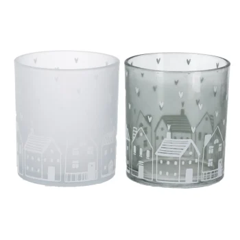 Outlet Boltze Home Windlicht Nordy 10 Cm 4 Assorti