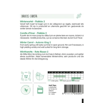 Clearance Horti Tops Winterwortelen Flakkée 10g