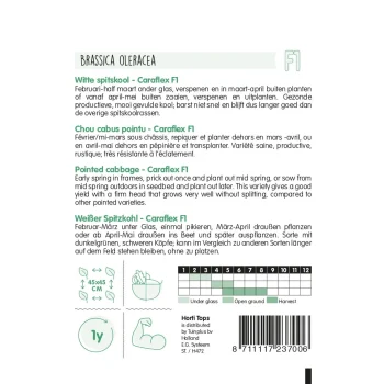 New Horti Tops Wittekool Caraflex F1 Zaad