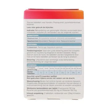 New Beaphar Wormmiddel All-in-one 20kg