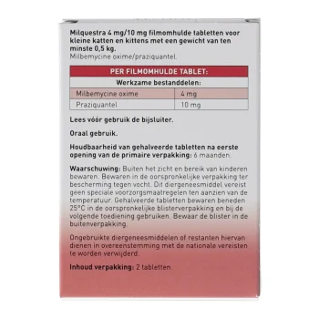 Outlet Beaphar Wormmiddel Milquestra Kat En Kitten 4kg