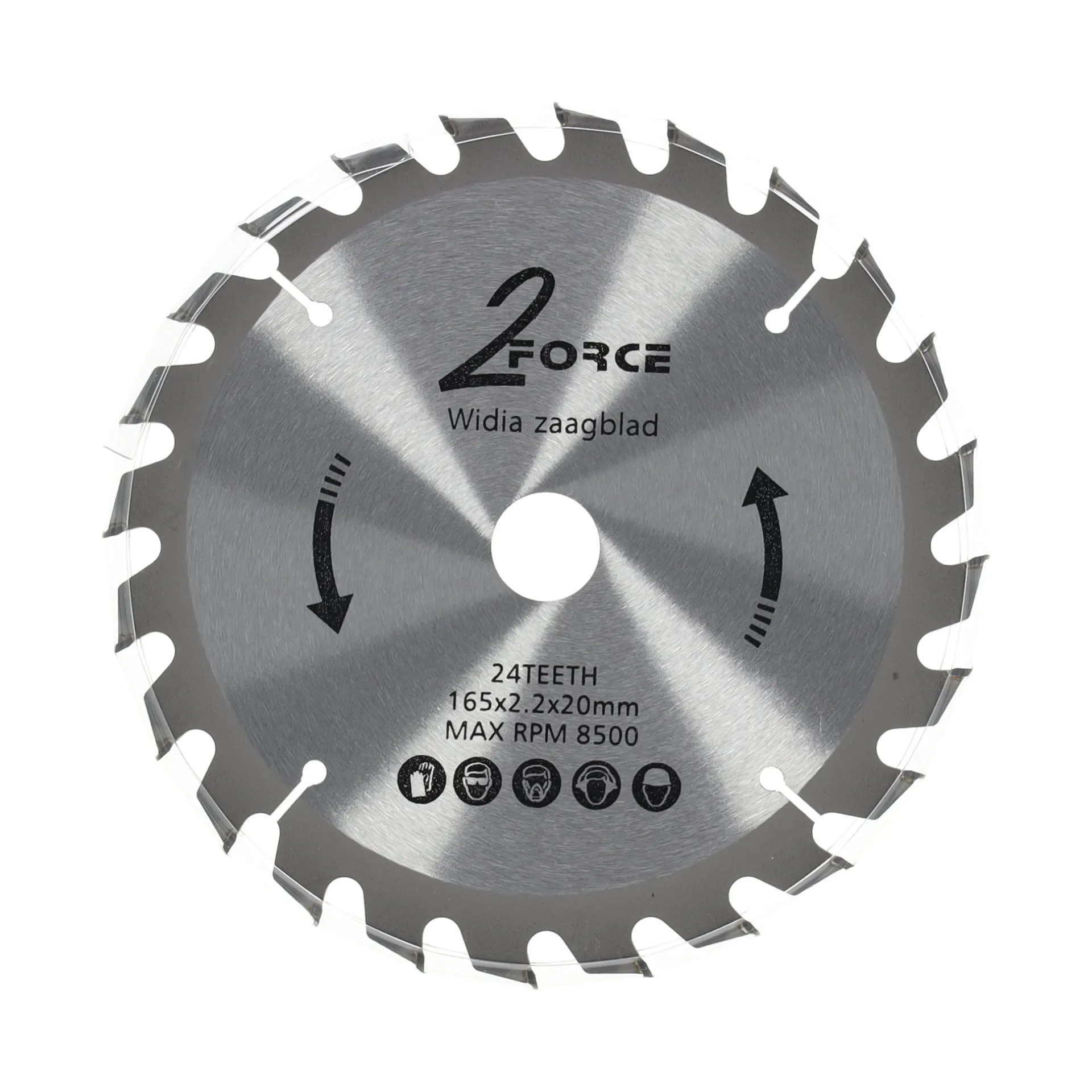 zaagblad-165-mm-20as-24t-2-for-aecHDiGK-0.webp New 2-Force Zaagblad Ø165 Mm 20as 24T