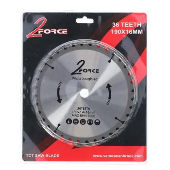 Fashion 2-Force Zaagblad Ø190 Mm 16as 36T