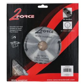 Fashion 2-Force Zaagblad Ø216 Mm 30as 60T