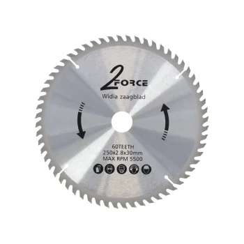 New 2-Force Zaagblad Ø250 Mm 30as 60T