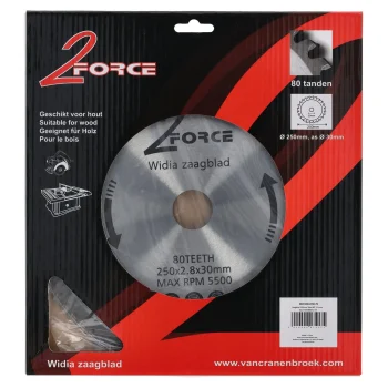 Best 2-Force Zaagblad Ø250 Mm 30as 80T