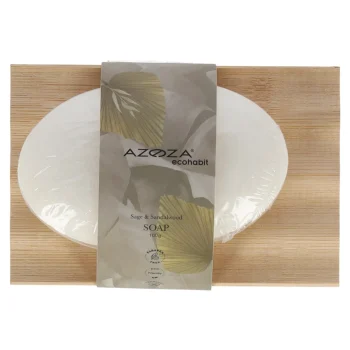 Best Azoza Zeep Met Bamboe Houder 100 Gram Eco Habit