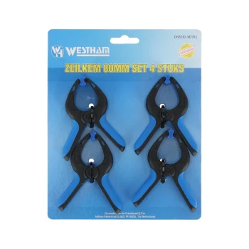 Hot Westham Zeilklem 80mm Set 4 Stuks