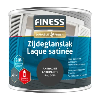 Discount Finess Zijdeglans Antraciet 14203 250ml