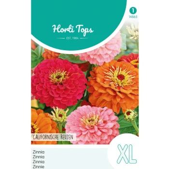 New Horti Tops Zinnia Californische Reuzen Mix
