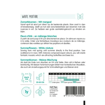 New Horti Tops Zomerbloemen Witte Tinten