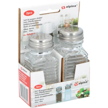 Fashion Alpina Zout En Peper Vat 9 X 4 Cm 2st.
