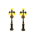 Online Zwarte Lantaarn Met Krans En Strik 2st